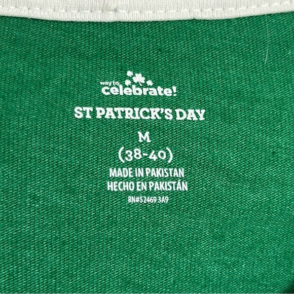 Men’s Saint Patrick’s Day Who Needs Luck I Have Charm T-shirt Size‎ Medium - Picture 3 of 8